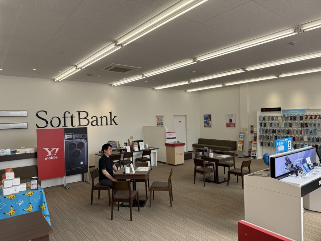 SoftBank 因島 店内
