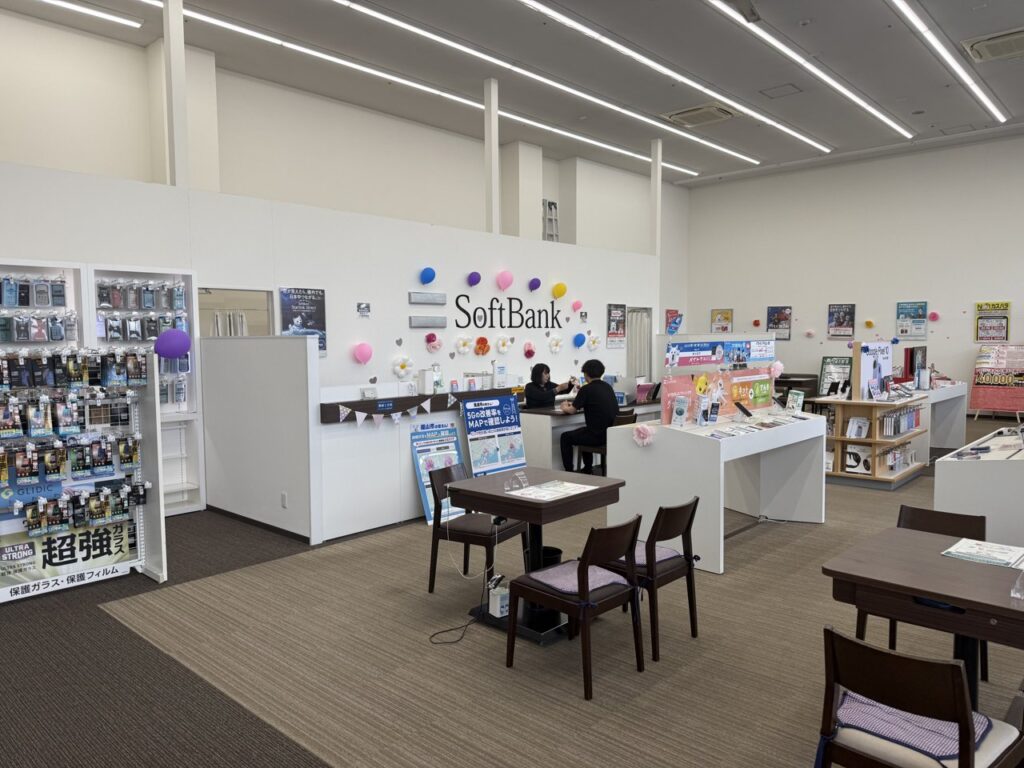 SoftBank 南松永 店内